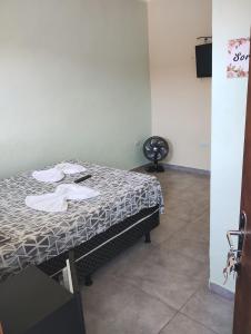 Postel nebo postele na pokoji v ubytování Pousada Beach Porto Novo