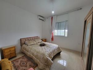 Postel nebo postele na pokoji v ubytování Maison de vacance climatisée bien équipée