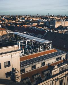 Pohľad z vtáčej perspektívy na ubytovanie Mystery Hotel Budapest