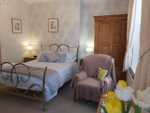 Postel nebo postele na pokoji v ubytování Boulmer Guest House