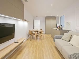 Posezení v ubytování Apartamento exclusivo a 15 min de Barcelona