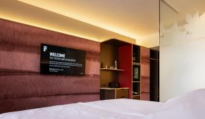 Posteľ alebo postele v izbe v ubytovaní LOISIUM Wine & Spa Hotel Südsteiermark