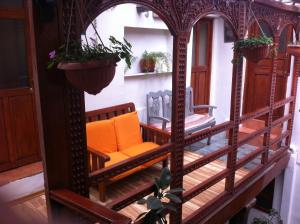 Istumisnurk majutusasutuses Hostal Tu Hogar