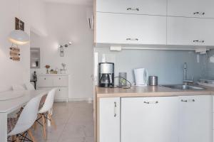 Kuchyň nebo kuchyňský kout v ubytování Apartments Petrina