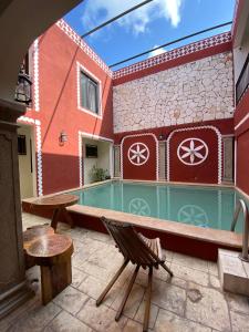 Bazén v ubytování Hotel Quinta Marciala MX nebo v jeho okolí