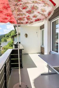 Balkón nebo terasa v ubytování Apartment Panorama da muntognas by Interhome