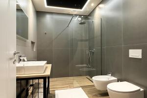 Koupelna v ubytování Hotel Delta Premium