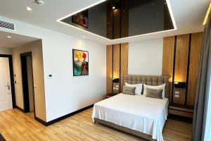 Postel nebo postele na pokoji v ubytování Hotel Delta Premium