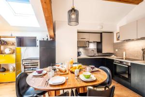 Kuchyň nebo kuchyňský kout v ubytování Terrasses A3 + 12 fotografií