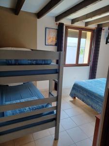 Postel nebo postele na pokoji v ubytování Le RENDEZ VOUS DE L'ETE