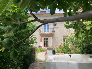 a house seen through the branches of a tree at Le Couvent des Ecrevisses in Barjols