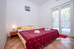 Posteľ alebo postele v izbe v ubytovaní Lovely Meta apartments