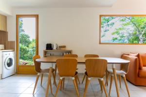 Kuchyň nebo kuchyňský kout v ubytování Résidence Les Toits de Santa Giulia