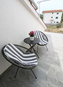 Balkón nebo terasa v ubytování Apartments Tanya