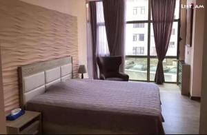 Postel nebo postele na pokoji v ubytování One Bedroom Apartment in Yerevan,Verin Antarayin Street