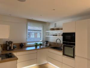 Dapur atau dapur kecil di Luxury flat located 5 mins from Strasbourg Center