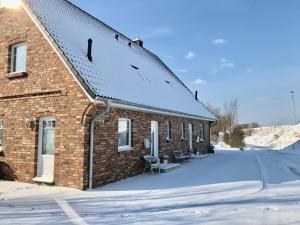 Το Ferienhaus Momke am Diek Haushälfte B τον χειμώνα