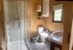 Baðherbergi á Domek w Sosnach