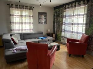 Zona de estar de appartement Vintage a l ancienne forge