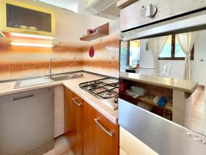 Kuchyň nebo kuchyňský kout v ubytování Apartment Tanja