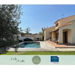 Πισίνα στο ή κοντά στο Villa l'Olivier en Provence 5ch piscine jardin et clim