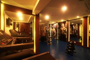 Fitness centrum a/nebo fitness zařízení v ubytování Olive Downtown