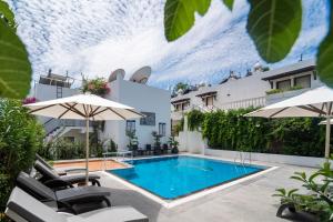 Bazén v ubytování Manuela Boutique Hotel Bitez nebo v jeho okolí