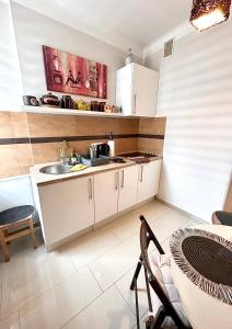 Kuchyňa alebo kuchynka v ubytovaní Africa Apartment