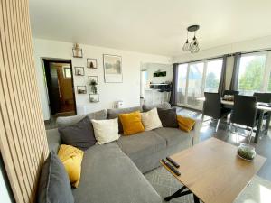 Χώρος καθιστικού στο Appartement élégant et raffiné, de haut standing