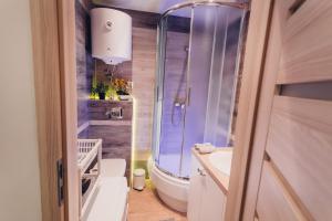 Koupelna v ubytování Apartament Blue Mare Pod Wiewiórką