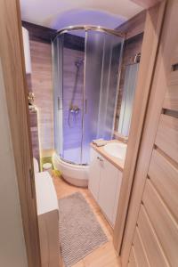 Koupelna v ubytování Apartament Blue Mare Pod Wiewiórką