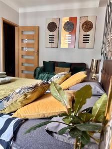 Posteľ alebo postele v izbe v ubytovaní Africa Apartment