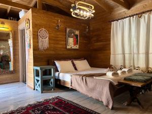 Postel nebo postele na pokoji v ubytování ALAÇATI XL LUXURY HOTEL