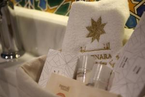 a box with a star on the top of it at La Menara Hotel & SPA in Sidi Bou Saïd