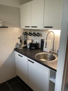 Кухня или мини-кухня в Privat Apartment - TOP-Ausstattung, Aircon - Eilensteg 33
