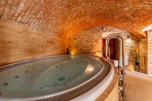 Kúpeľňa v ubytovaní Hotel Sněžné