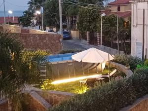 Zahrada ubytování Casa Maya