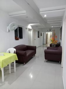 Posezení v ubytování Hotel La Leyenda Vallenata