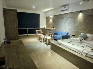 Posezení v ubytování Serene Sands Villa