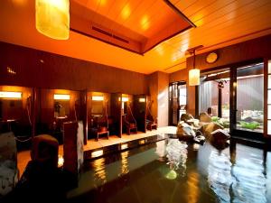 Posezení v ubytování Dormy Inn Tomakomai