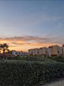 The sunrise or sunset as seen from A villát or nearby
