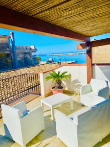 Balkón alebo terasa v ubytovaní Casa vacanza vista mare