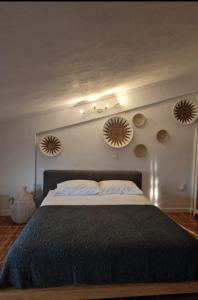 A bed or beds in a room at Villa Musa with private pool