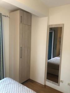 Postel nebo postele na pokoji v ubytování Apartments Rafailović Ljubo