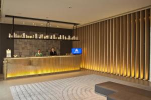 TV a/nebo společenská místnost v ubytování Jinjiang Inn Fuzhou Cangshan Olympic Centre