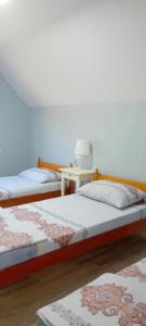 Postel nebo postele na pokoji v ubytování Apartmani Romansa Perucac