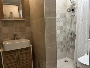 Koupelna v ubytování EL apartment + 22 fotografií