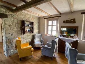 Posezení v ubytování La Casa di LILLIA