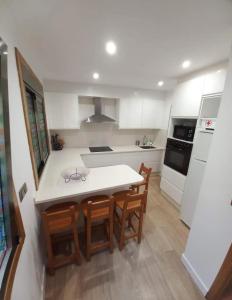 Dapur atau dapur kecil di Apartamento I Playa