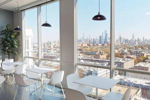 Nespecifikovaný výhled na destinaci Hoboken nebo výhled na město při pohledu z apartmánu